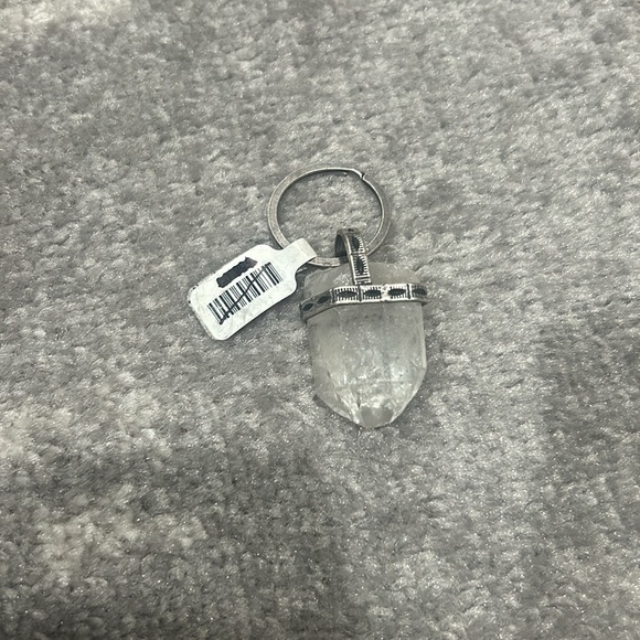 NWT Free People Quarts Crystal Keychain - Picture 2 of 2